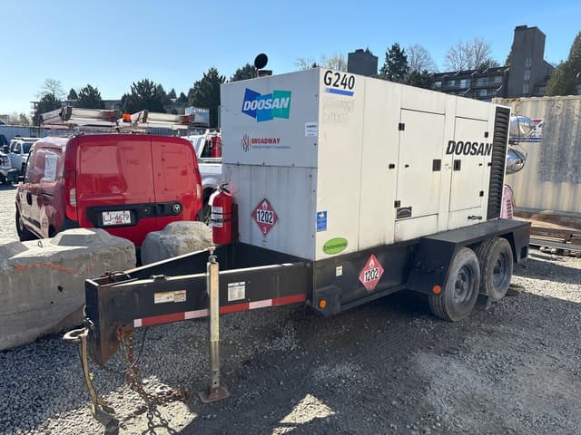 2012 Doosan G240 190 kW Portable Generator Set inventory photo