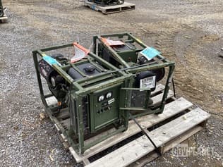 (2) Dewey MEP-501A 2kW Generator Sets inventory photo