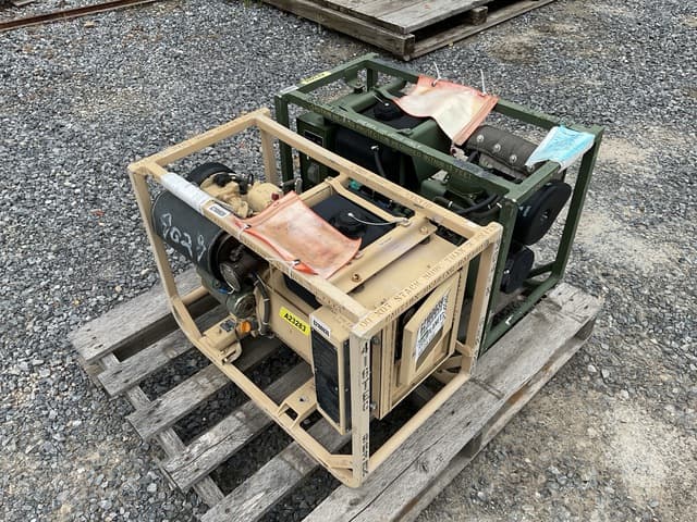 (2) Dewey MEP-531A 2kW Generator Sets - alternate view