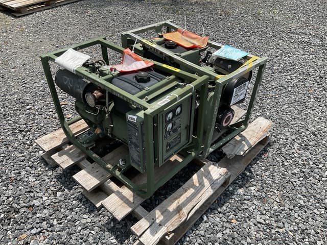 (2) Dewey MEP-531A 2kW Generator Sets - alternate view