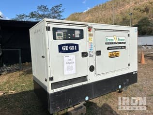 2020 Green Power GP 84 S/I-N-6 75 kVA Skid-Mounted Generator Set