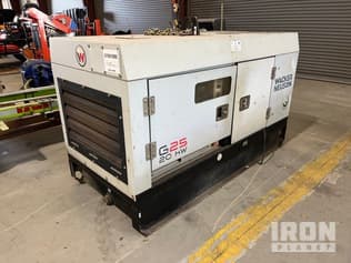 2021 Wacker Neuson G25 19.5 kW Skid-Mounted Generator Set (Inoperable)