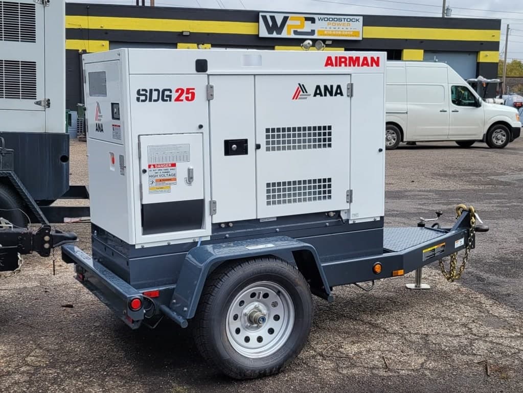 20 kW Airman SDG25S-8E1 Portable Diesel Generator - EPA Tier 4 Final - Woodstock Power