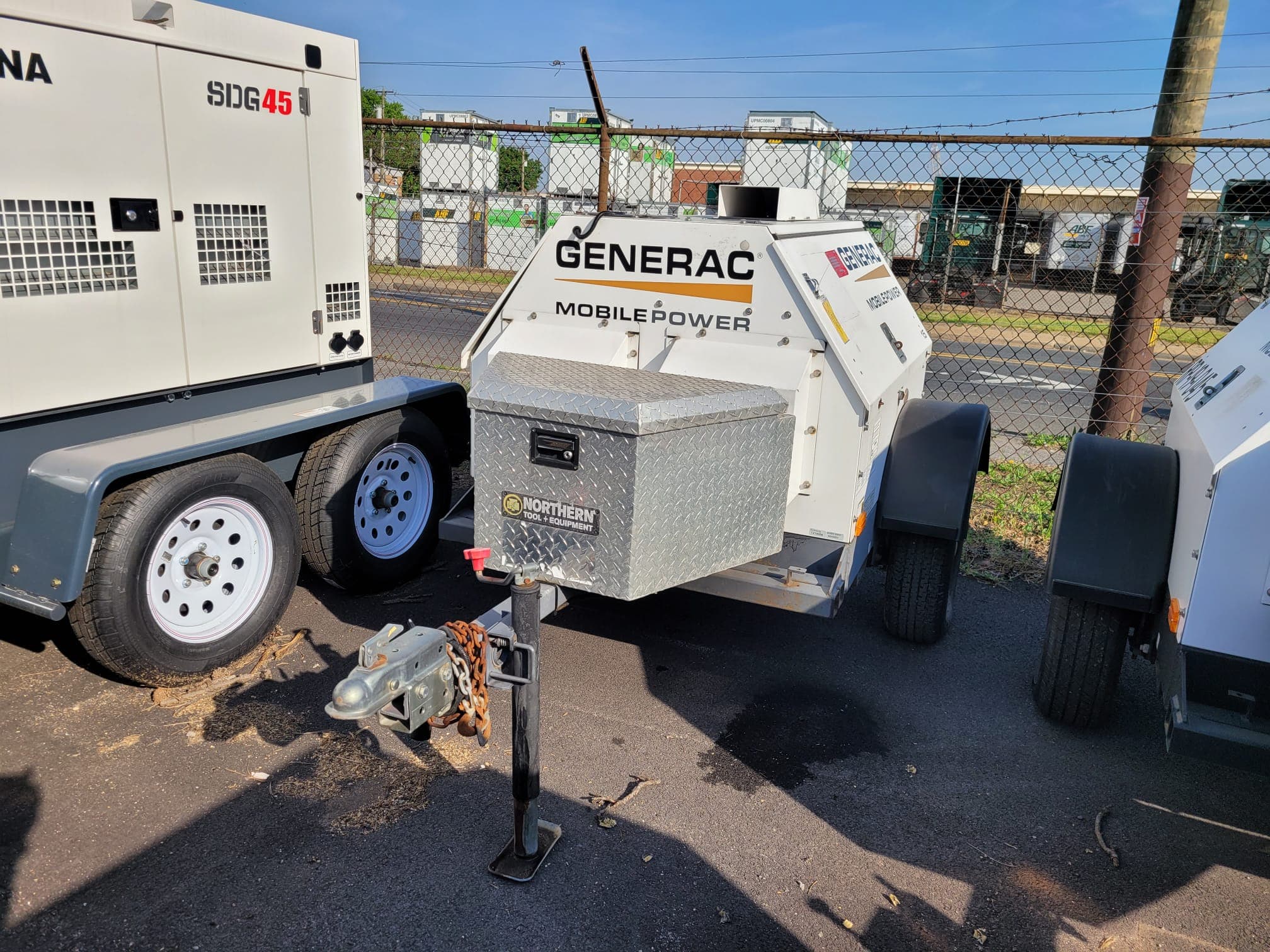 Used 13 kW Generac MLG15 Portable Diesel Generator - EPA Tier 4i