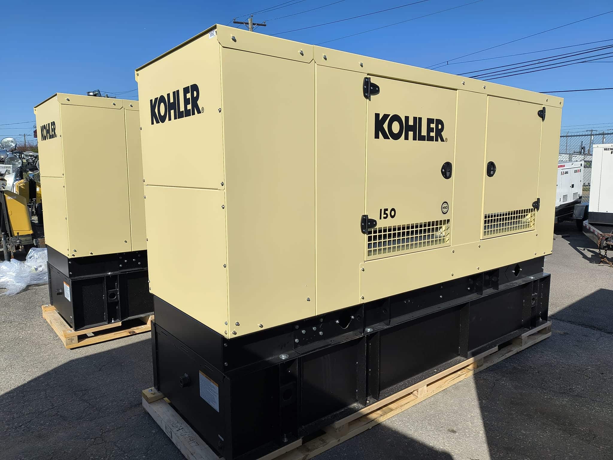 New 150 kW Kohler-Rehlko 150REOZJF Diesel Generator - Steel sound enclosure - EPA Tier 3