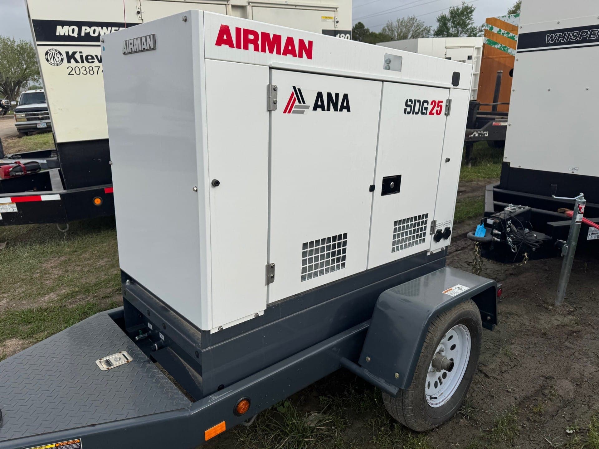 New 20 kW Airman SDG25S-8E1 Portable Diesel Generator - EPA Tier 4 Final - Woodstock Power