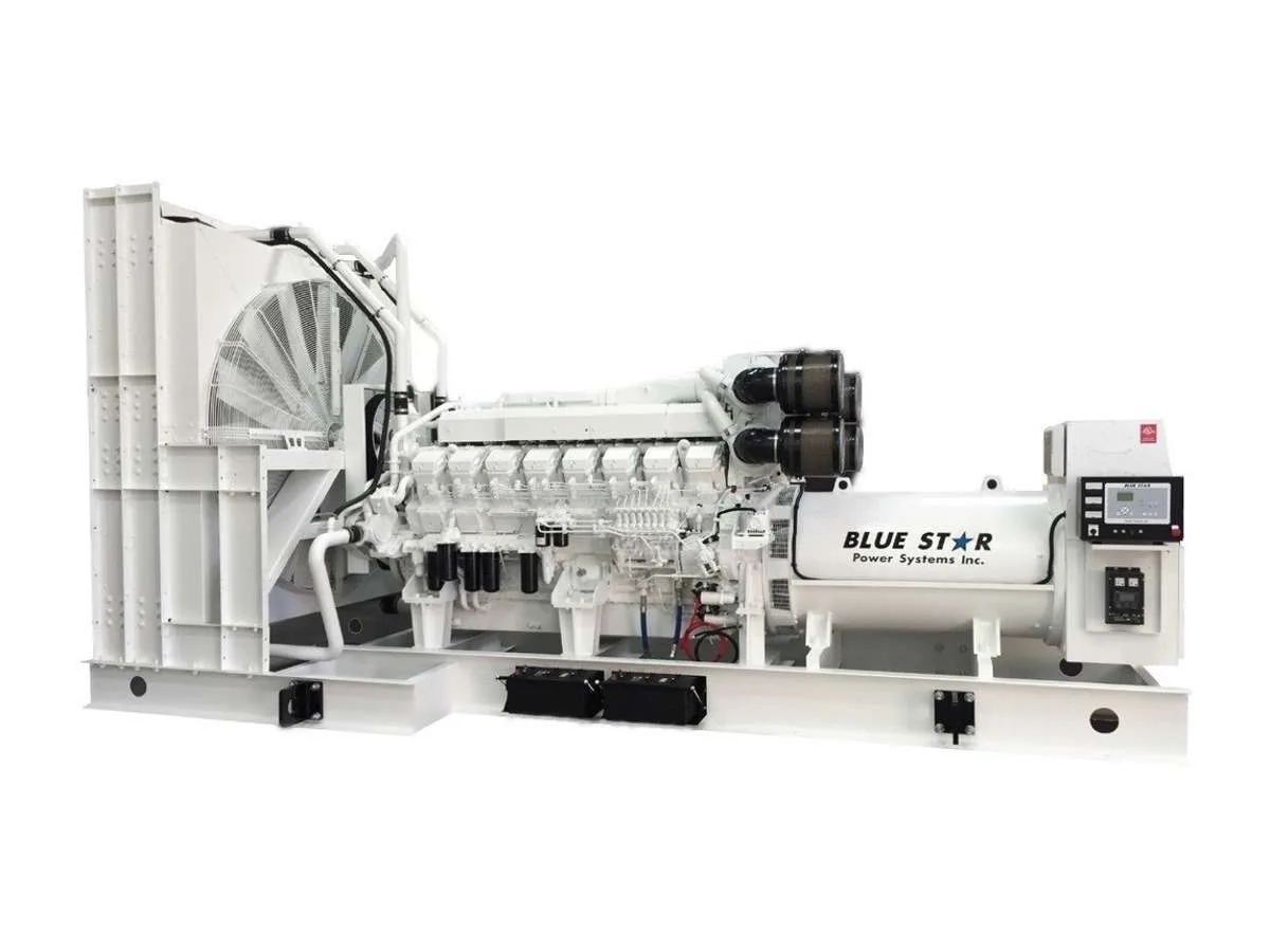 Blue Star Power Systems Blue Star VD550-04FT4 550 kW liquid-cooled standby generator