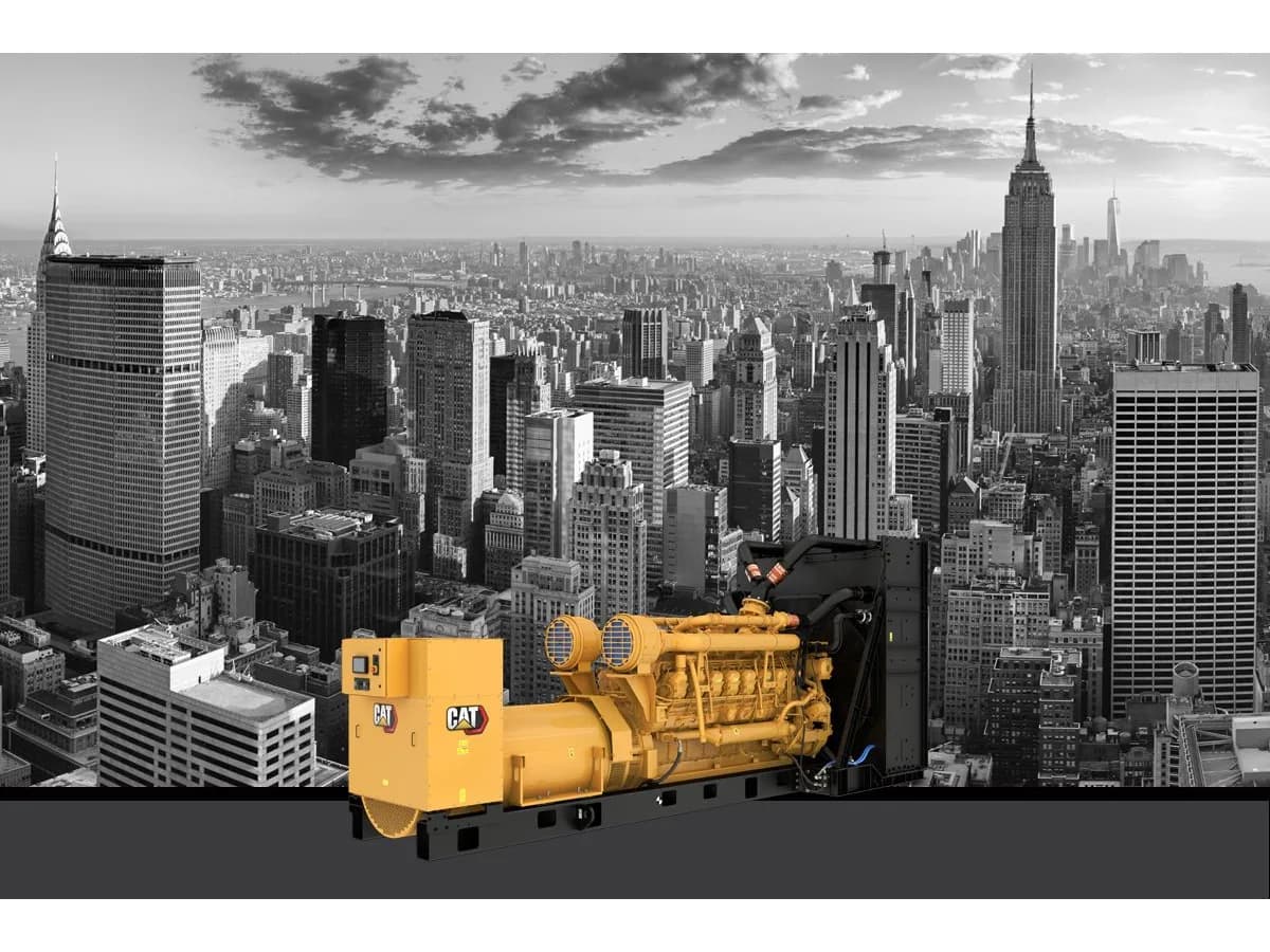 Caterpillar Cat 3516B 2 MW liquid-cooled standby generator