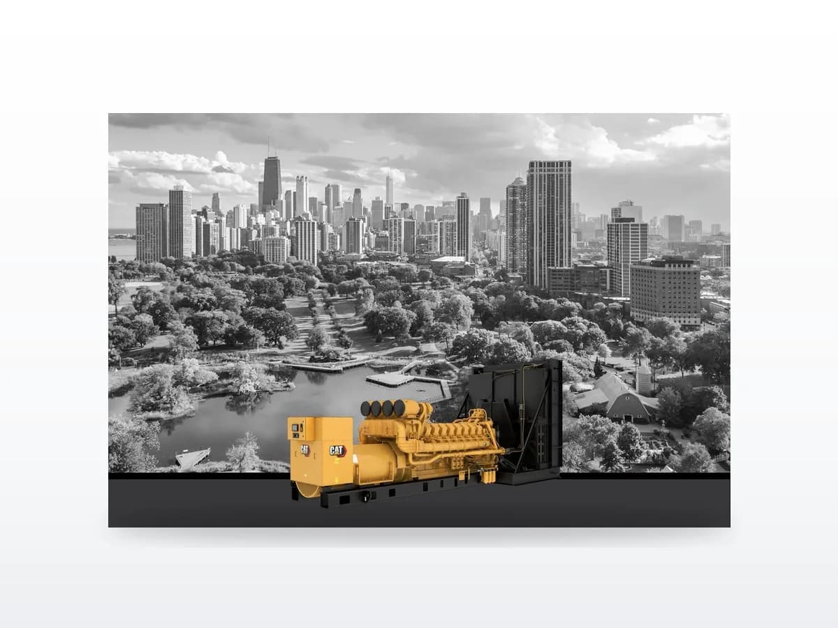 Caterpillar Cat C175-16 3.1 MW liquid-cooled standby generator