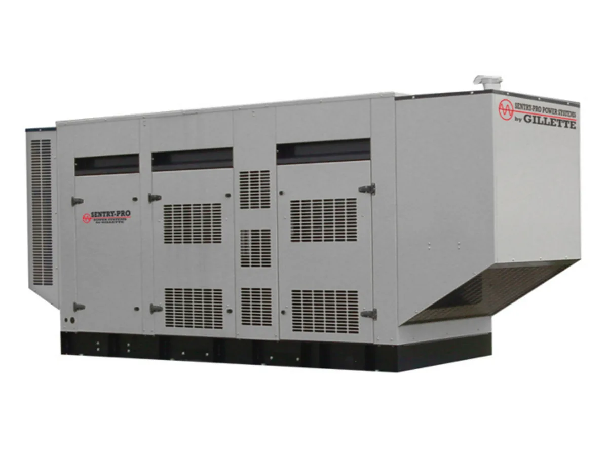 Gillette Gillette SPVD-4000 400 kW liquid-cooled standby generator
