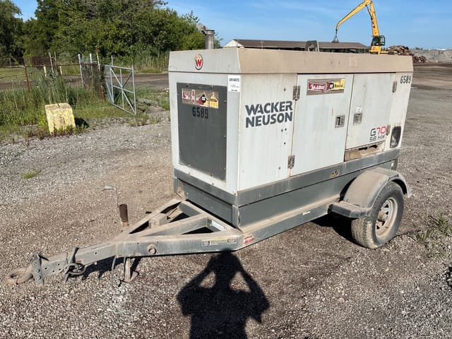 2012 Wacker Neuson G70 70 kW Mobile Generator Set (Inoperable) - alternate view