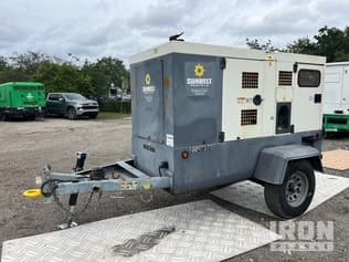 2018 Atlas Copco QAS 70 T4F EB 56 kW Mobile Generator Set