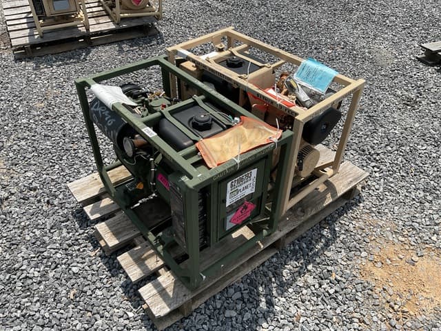 (2) Dewey MEP-531A 2kW Generator Sets - alternate view