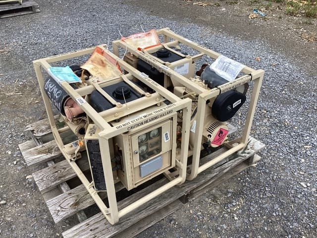 (2) Dewey MEP-531A 2kW Generator Sets - alternate view