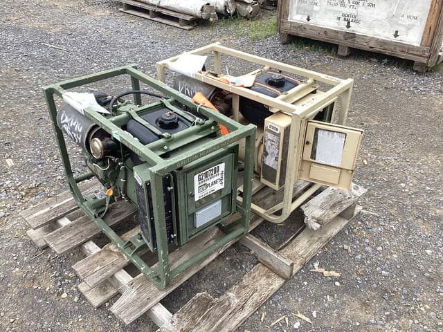 (2) Dewey MEP-531A 2kW Generator Sets - alternate view