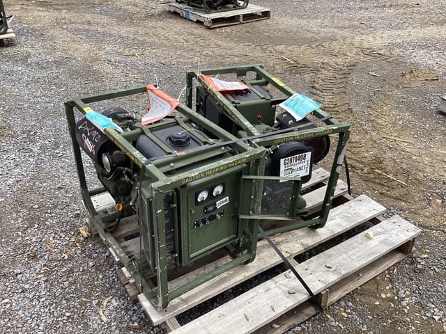 (2) Dewey MEP-501A 2kW Generator Sets - alternate view