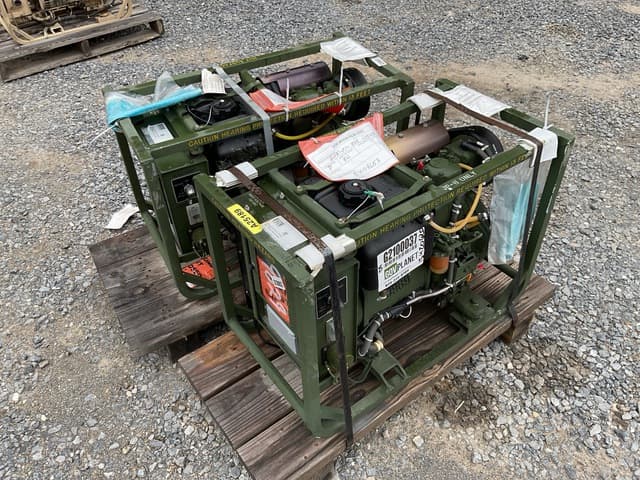 (2) Dewey MEP-531A 2kW Generator Sets - alternate view
