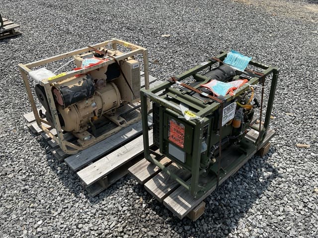 (2) Dewey MEP-531A 2kW Generator Sets - alternate view
