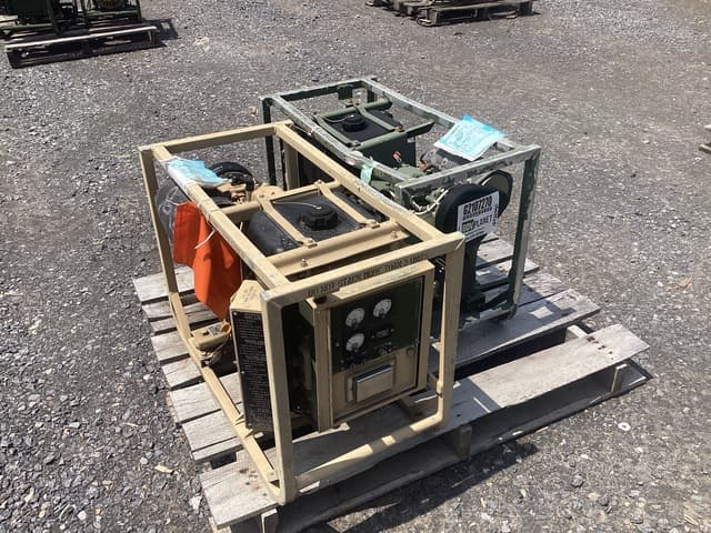 (2) Dewey MEP-531A 2kW Generator Sets - alternate view