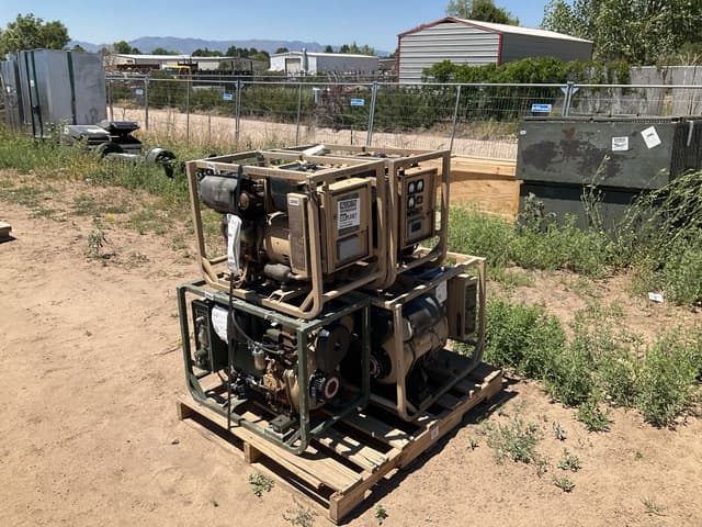 (5) Dewey MEP-531A 2kW Generator Sets - alternate view