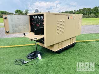 25kW Diesel Generator w/ Power Distribution Cords