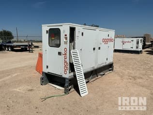 2011 Aggreko 125 kVA Skid-Mounted Generator Set (Inoperable)