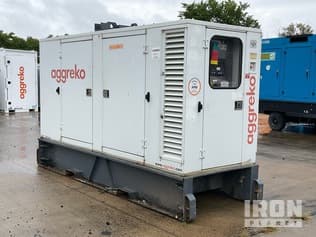Aggreko Mfg 100 kW Skid-Mounted Generator Set (Inoperable)