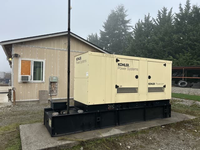 2014 Kohler 125RE0ZJG 124 kW Skid-Mounted Generator Set - alternate view