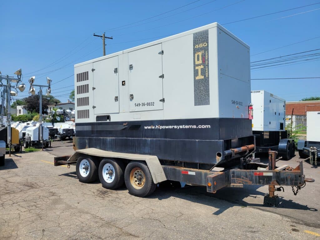 Used 369 kW HIPOWER HRJW-460 T6 Portable Diesel Generator - EPA Tier 3 - Woodstock Power