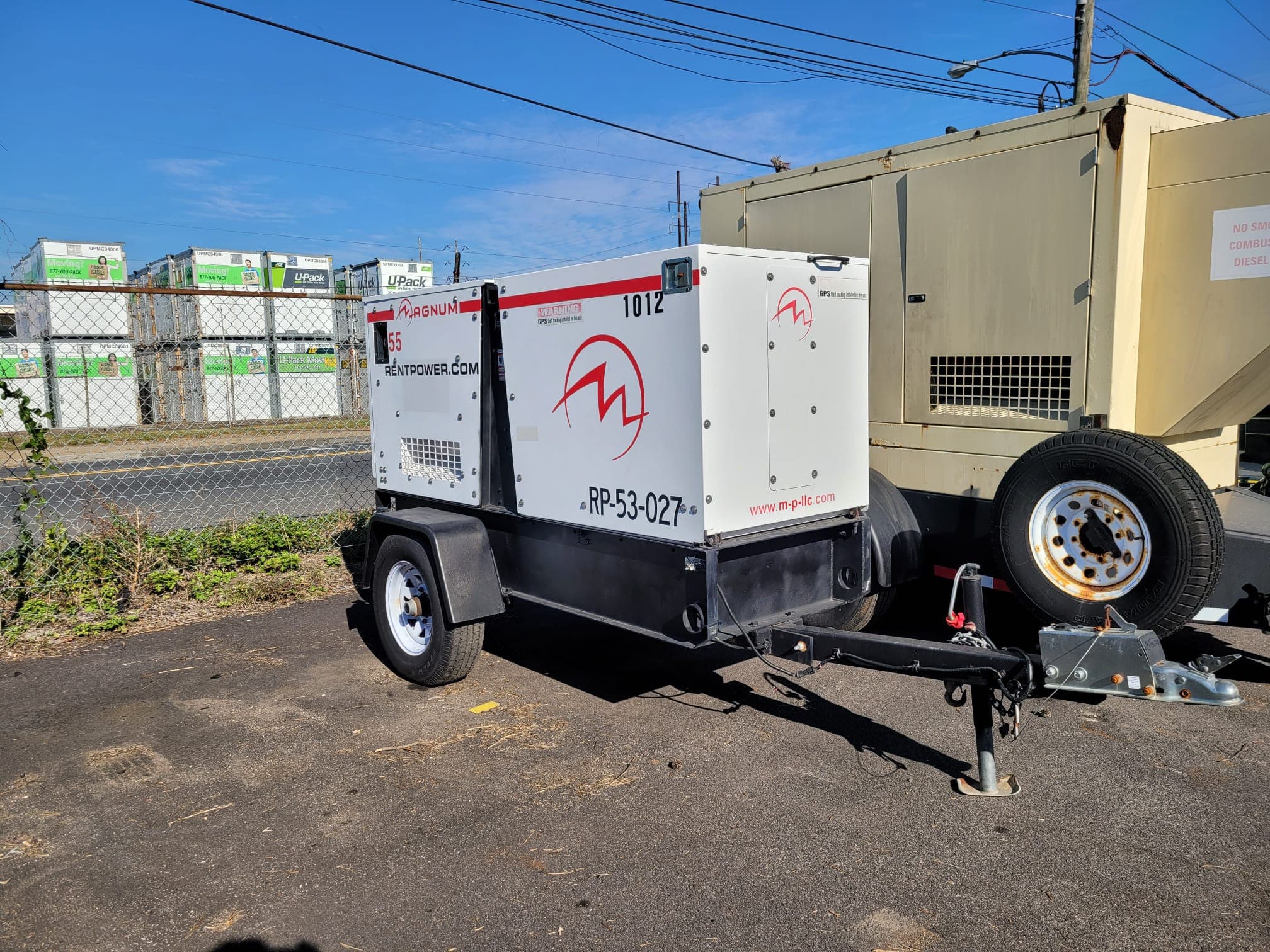 Used 44 kW Magnum MMG55FH Portable Diesel Generator - EPA Tier 2