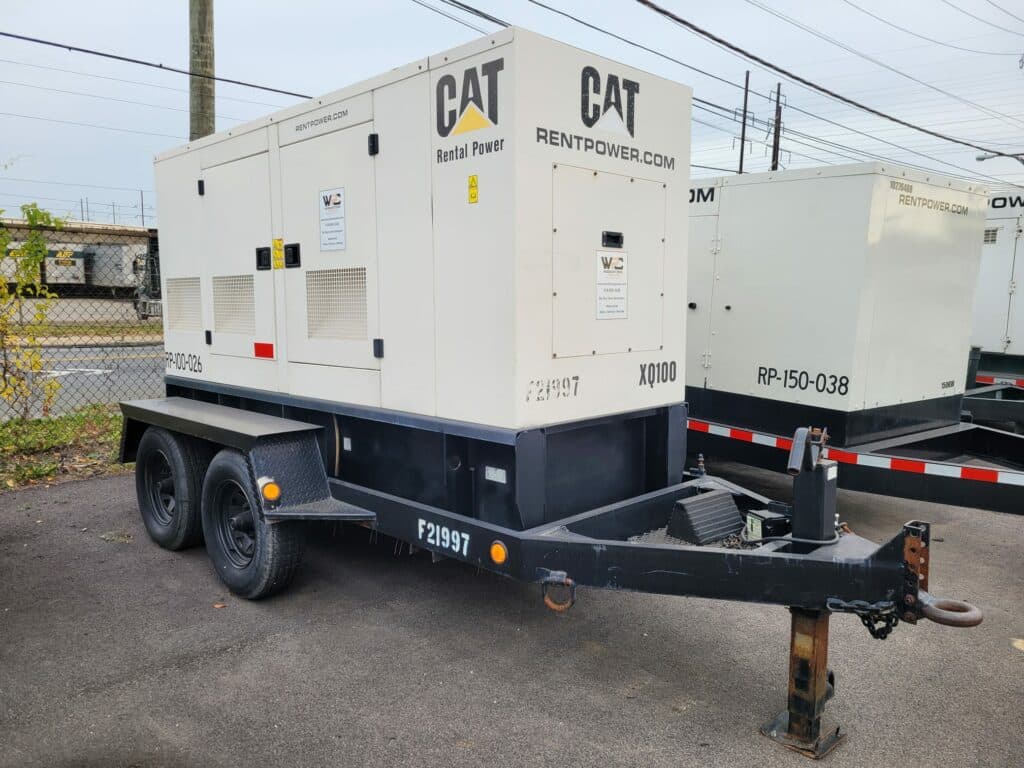 Used 100 kW CAT XQ100 Portable Diesel Generator - EPA Tier 2 - Woodstock Power inventory photo