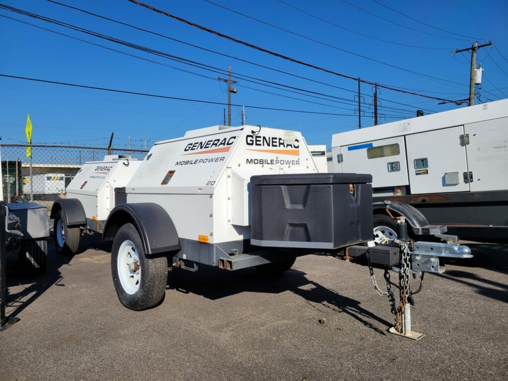 Used 20 kW Generac MLG20 Portable Diesel Generator – EPA Tier 4i - Woodstock Power inventory photo