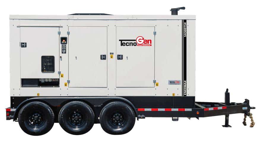 New 443 kW TecnoGen Enermax SA500TSX Portable Diesel Generator - EPA Tier 4 Final