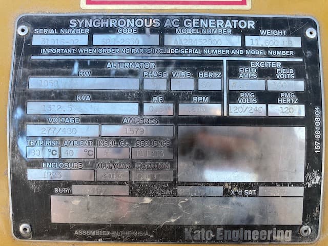 Like New Caterpillar 3512C HD 1365KW Tier 2 Diesel Generator Set - Depco Power Systems - view 4